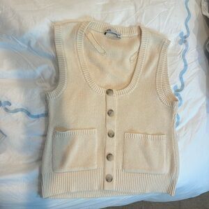 Zara sweater vest sz small